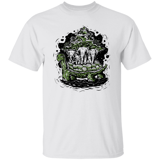 Flat Earth Turtle T-Shirt