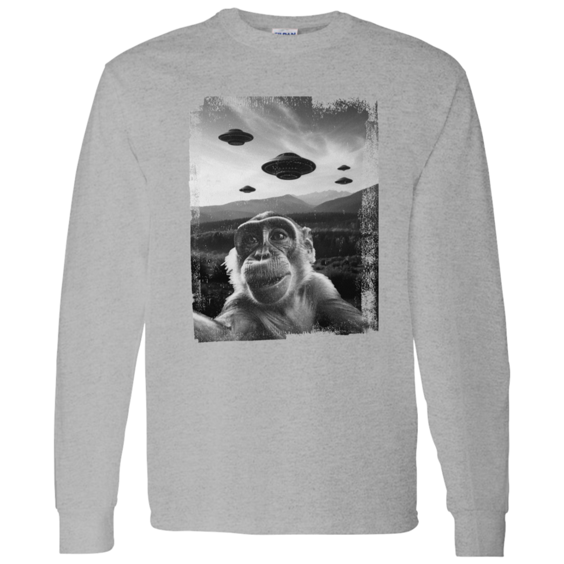 UFO Monkey T Shirt