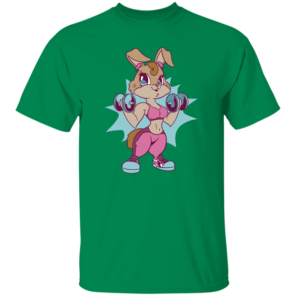 Fit Bunny: Empowered and Energetic T Shirt