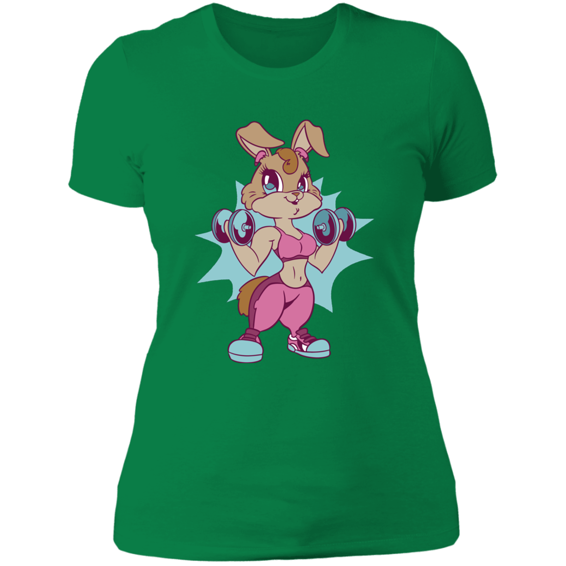 Fit Bunny: Empowered and Energetic T Shirt