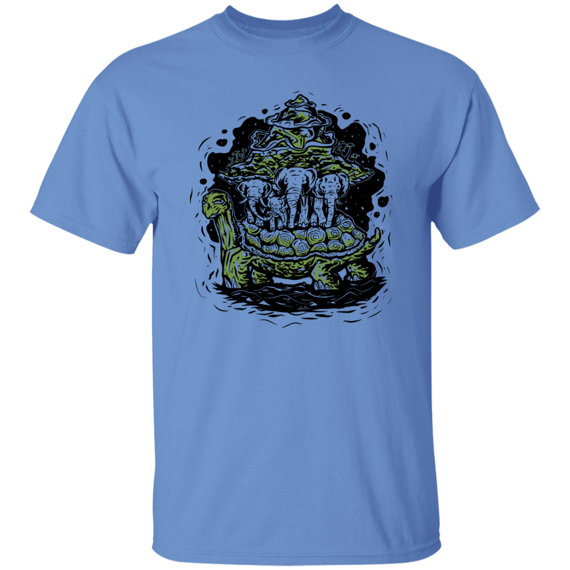 Flat Earth Turtle T-Shirt