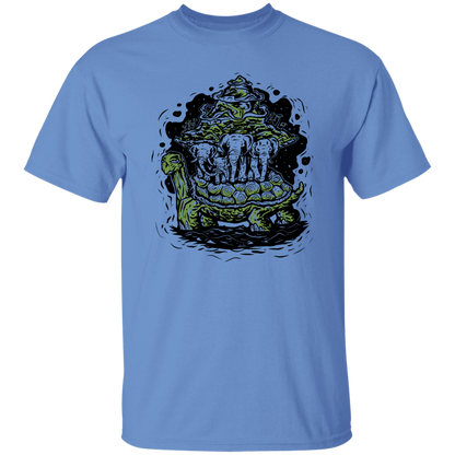 Flat Earth Turtle T-Shirt
