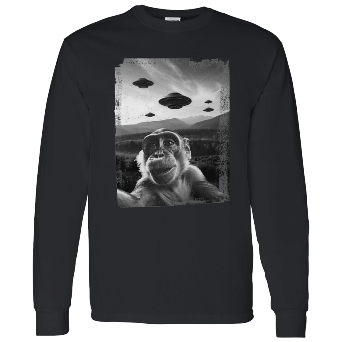 UFO Monkey T Shirt
