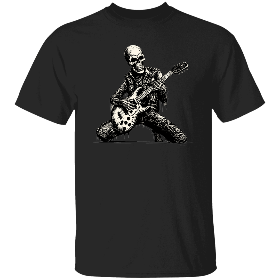 Skeleton Playing Guitar T-Shirt