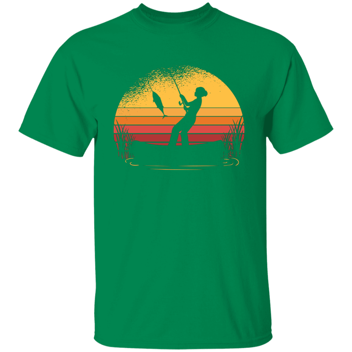 Woman fishing T-Shirt