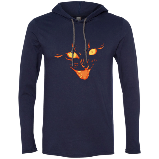 Black Cat Face Halloween Hoodie