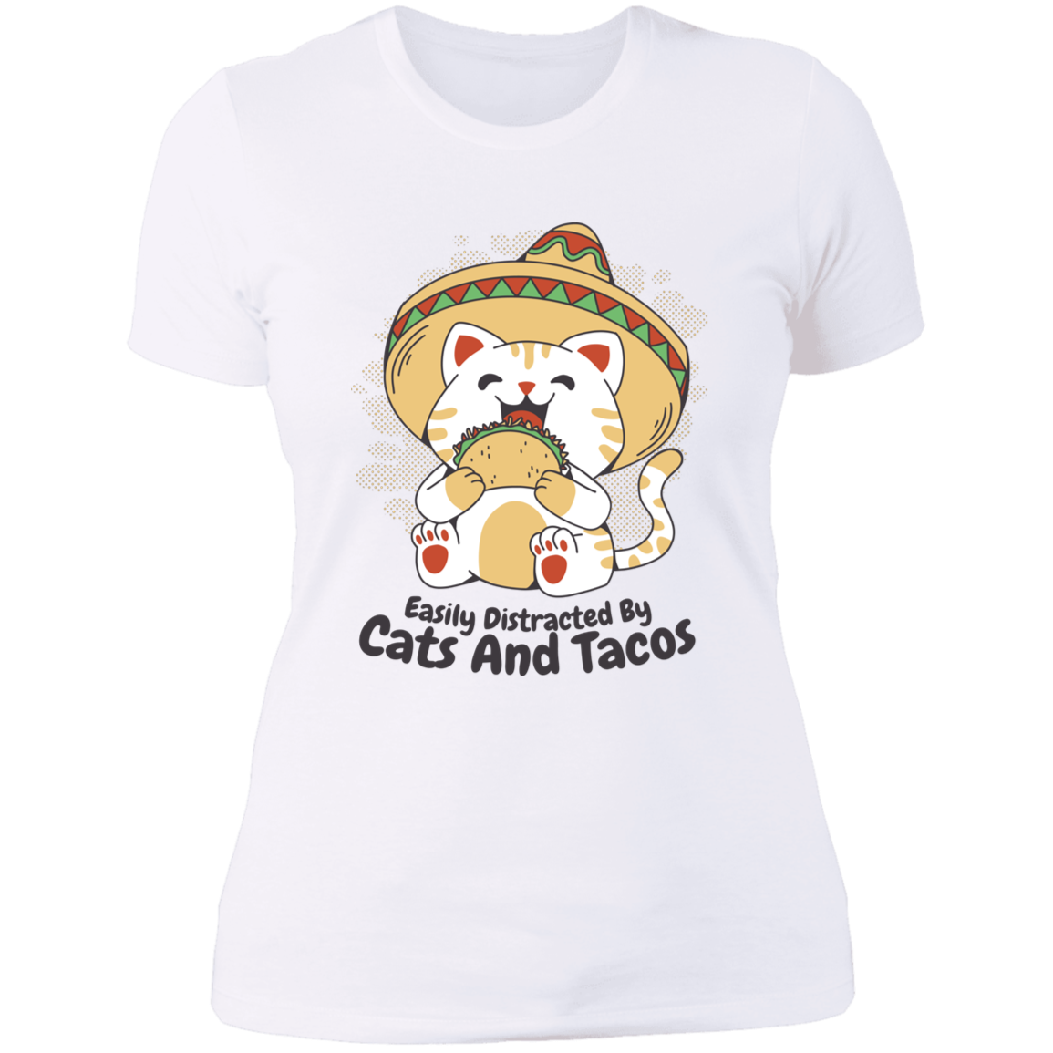 Cats and Tacos Ladies' T Shirt