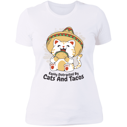 Cats and Tacos Ladies' T Shirt