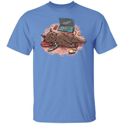 Home Office Cat T-Shirt