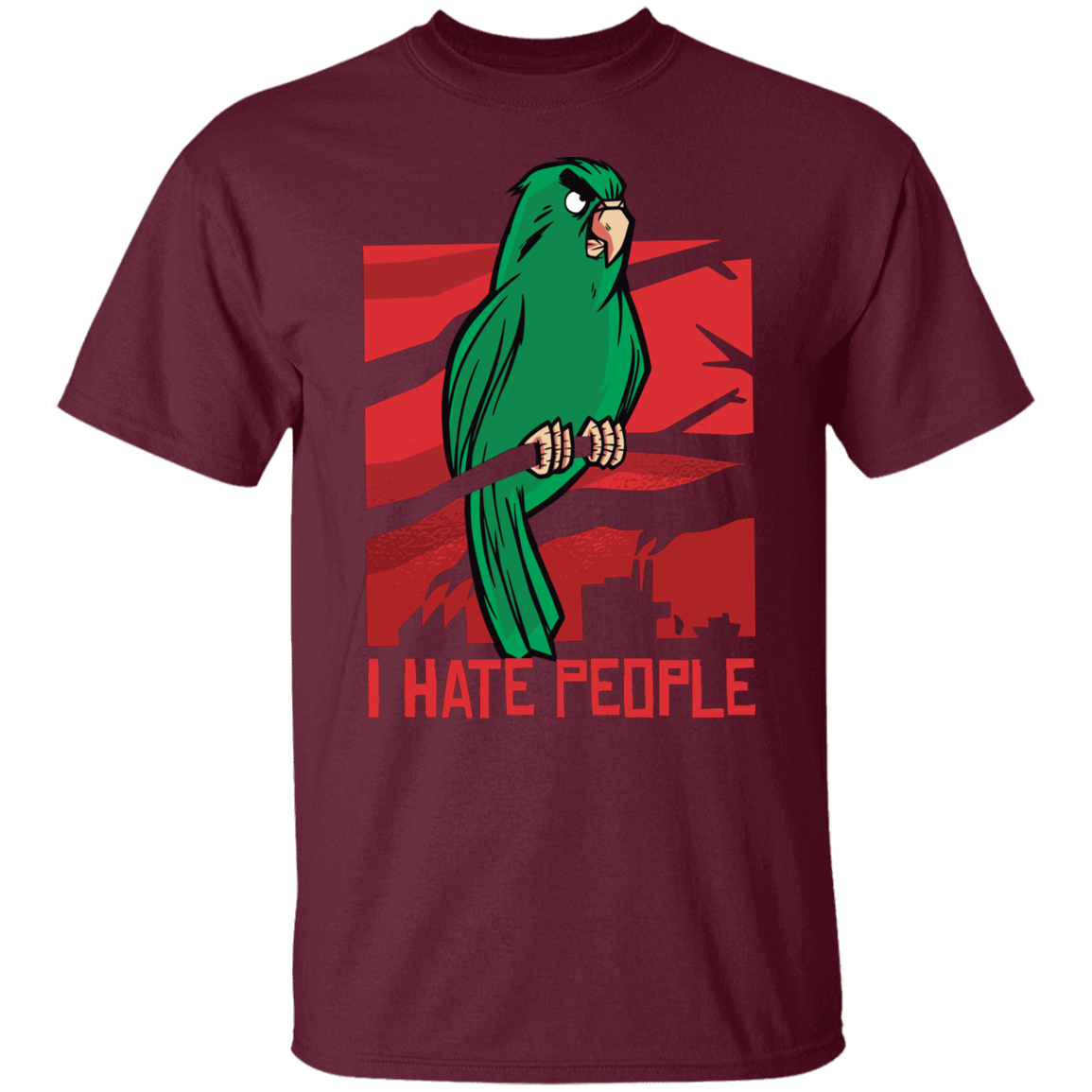 Parrot T-Shirt I Hate People