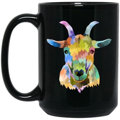 Goat Mug Colorful Style Goat