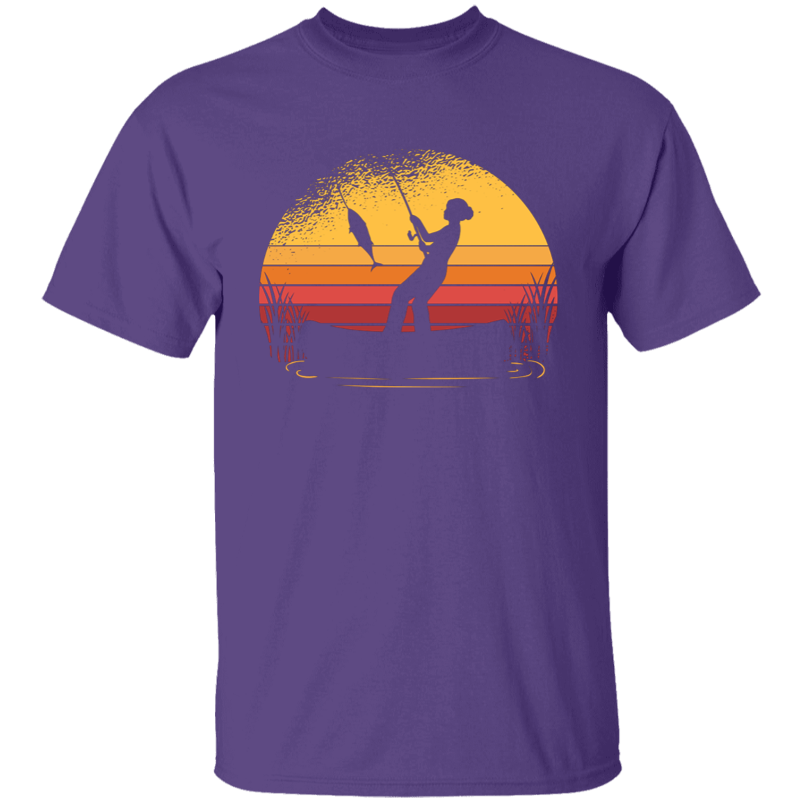 Woman fishing T-Shirt