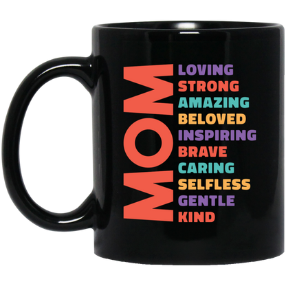 Mom Coffee Mug Black Color