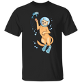 Funny Scuba Cat  T-Shirt