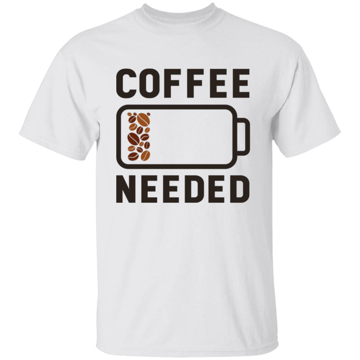 Coffee Beans Battery T Shirt