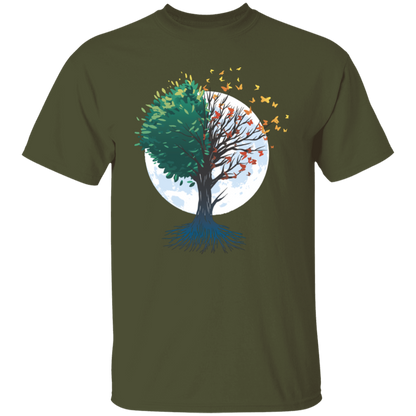 Tree Of Butterflies Autumn T-Shirt