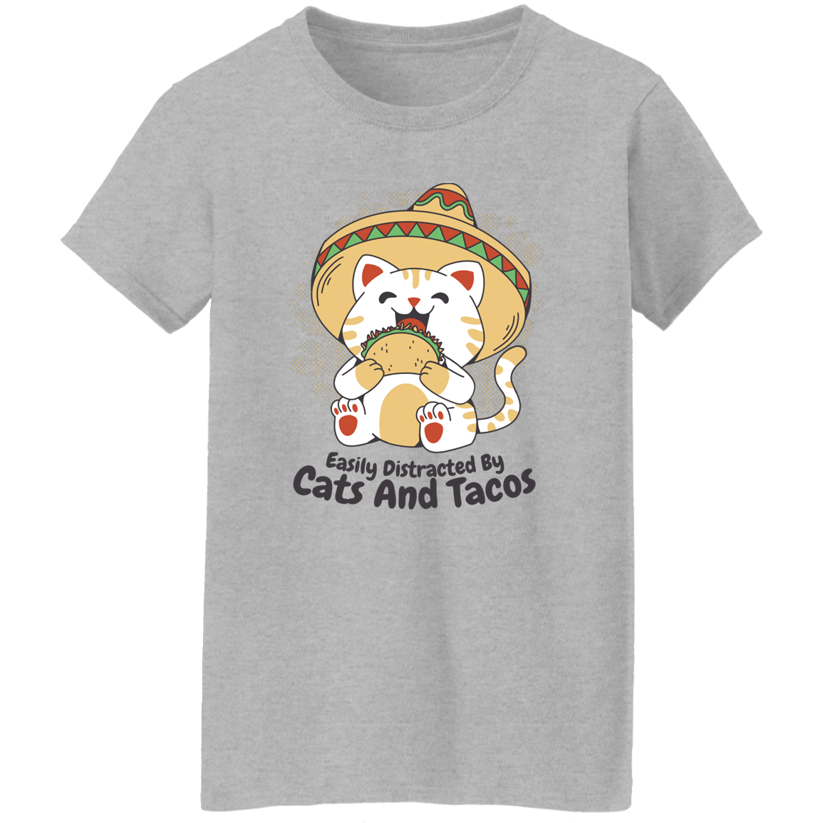 Cats and Tacos Ladies' T Shirt