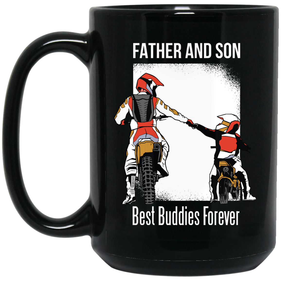 Motorcycle Black Mug