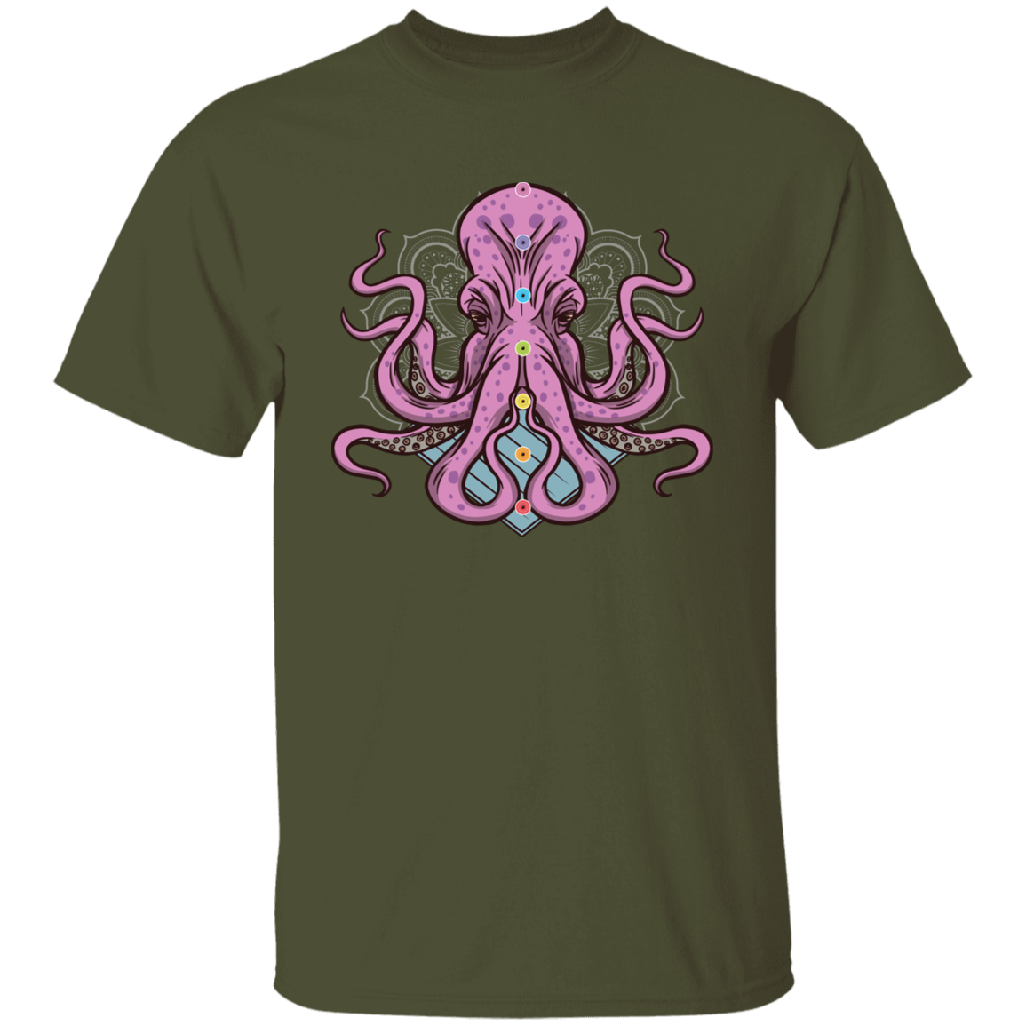 Octopus Chakras T-Shirt