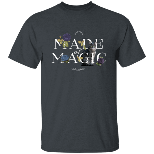 Floral Made of Magic Cat T-Shirt