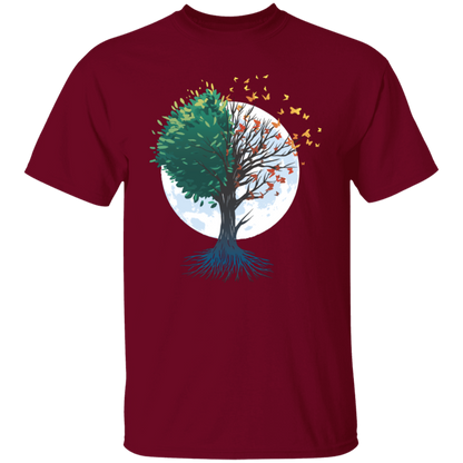 Tree Of Butterflies Autumn T-Shirt