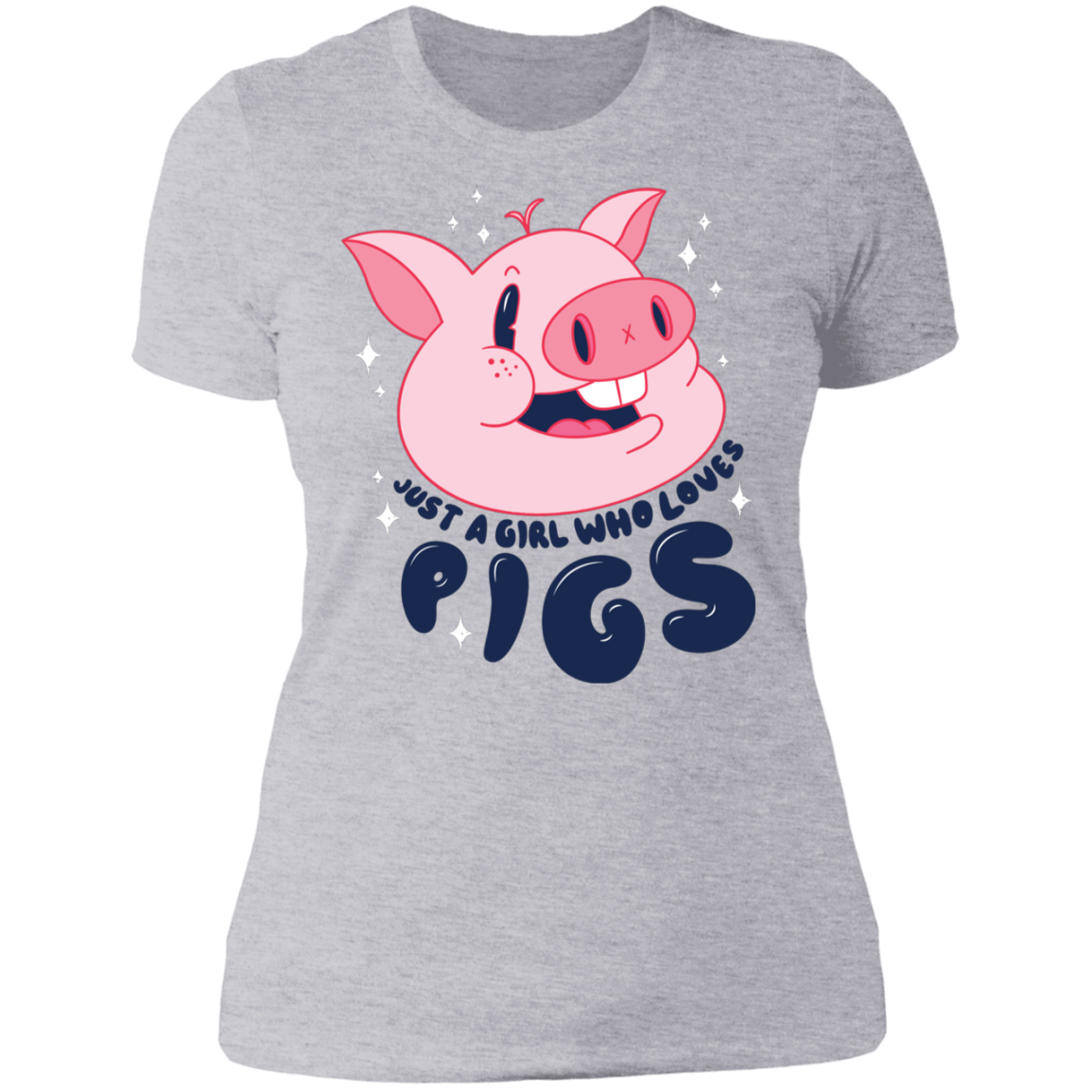 Girl Loves Pigs T-Shirt