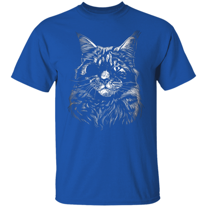 Realistic Cat With Eye Patch T-Shirt