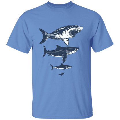 Megalodon sizes T-Shirt