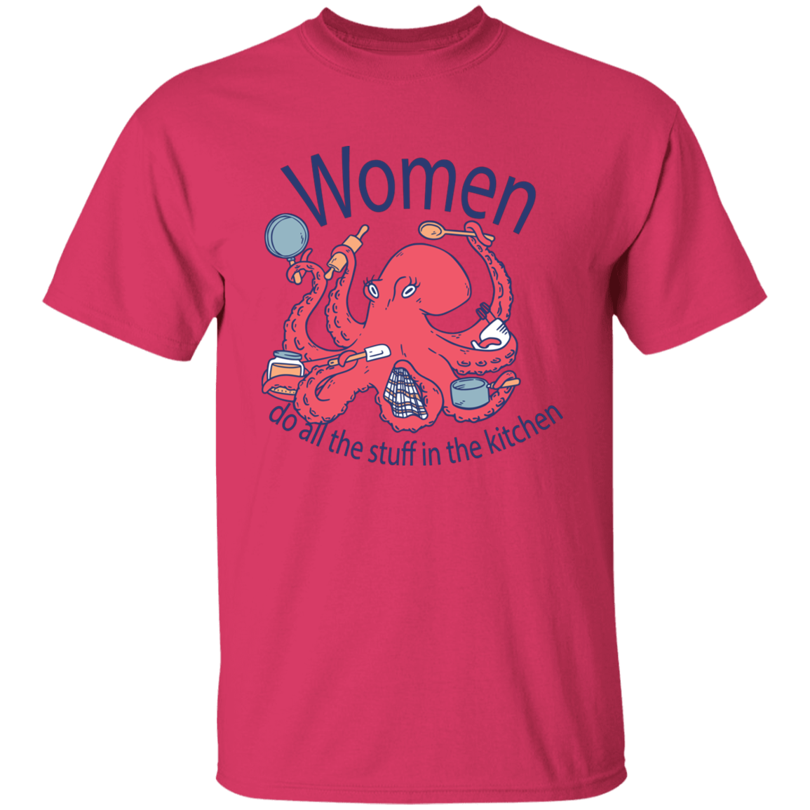 Octopus Sea Animal Cooking T-Shirt