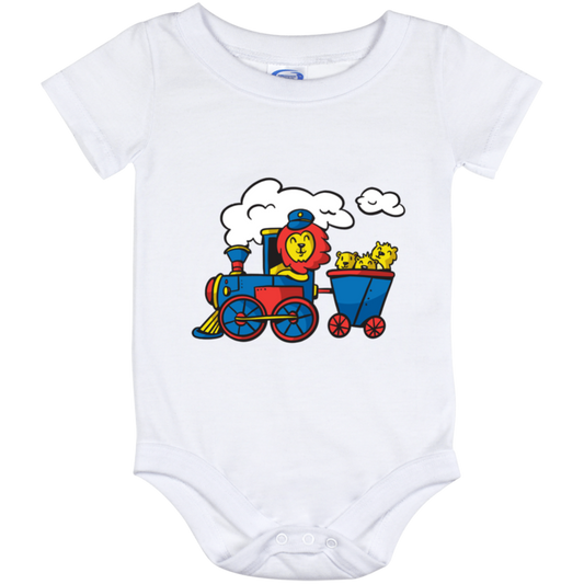 Lion Driving Train Baby Onesie 12 Month