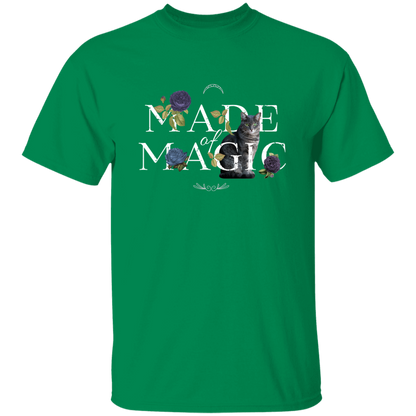 Floral Made of Magic Cat T-Shirt