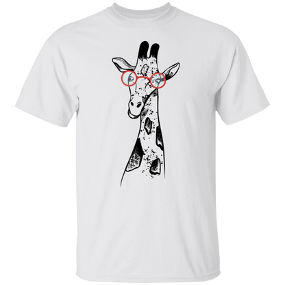 Giraffe With Glasses T-shirt