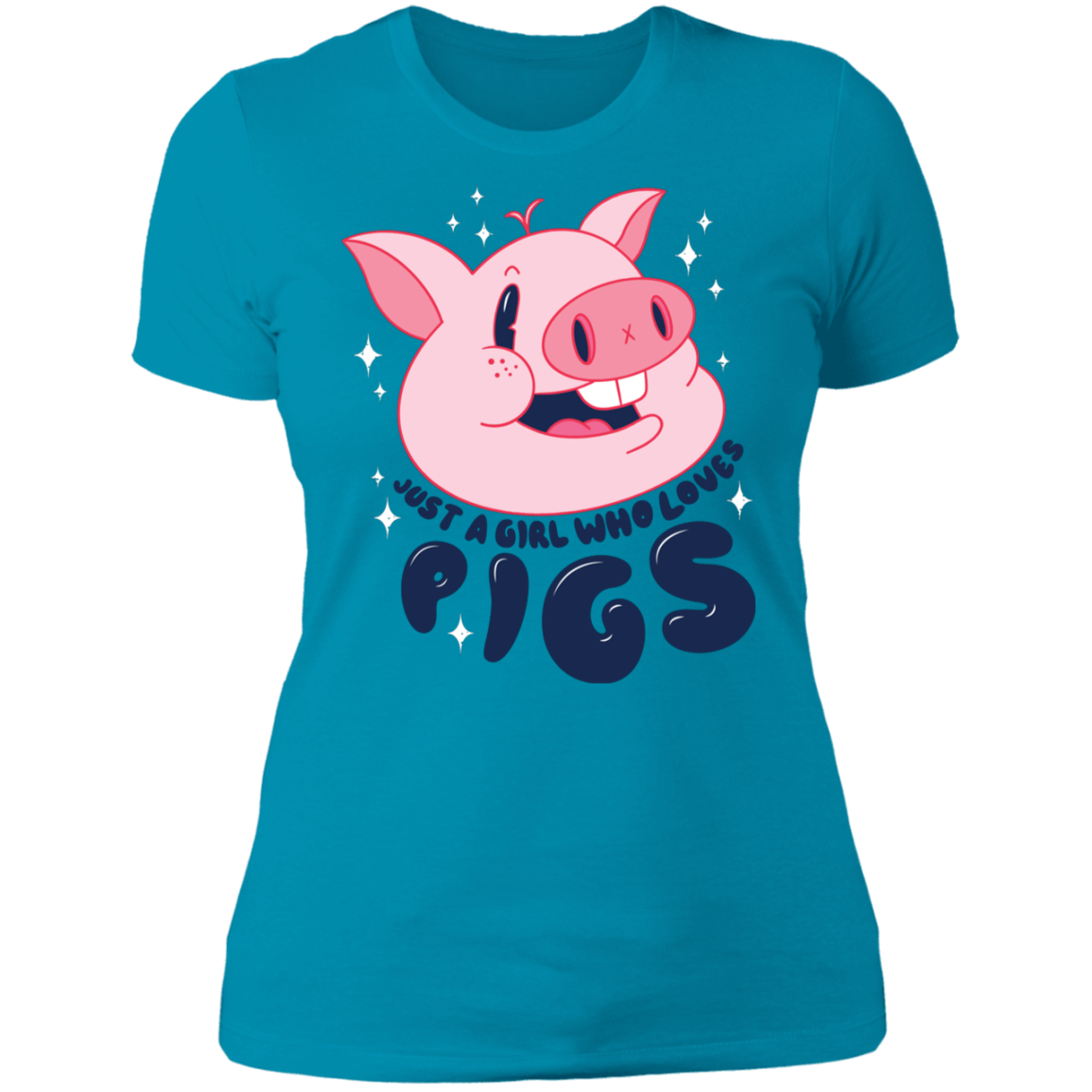 Girl Loves Pigs T-Shirt