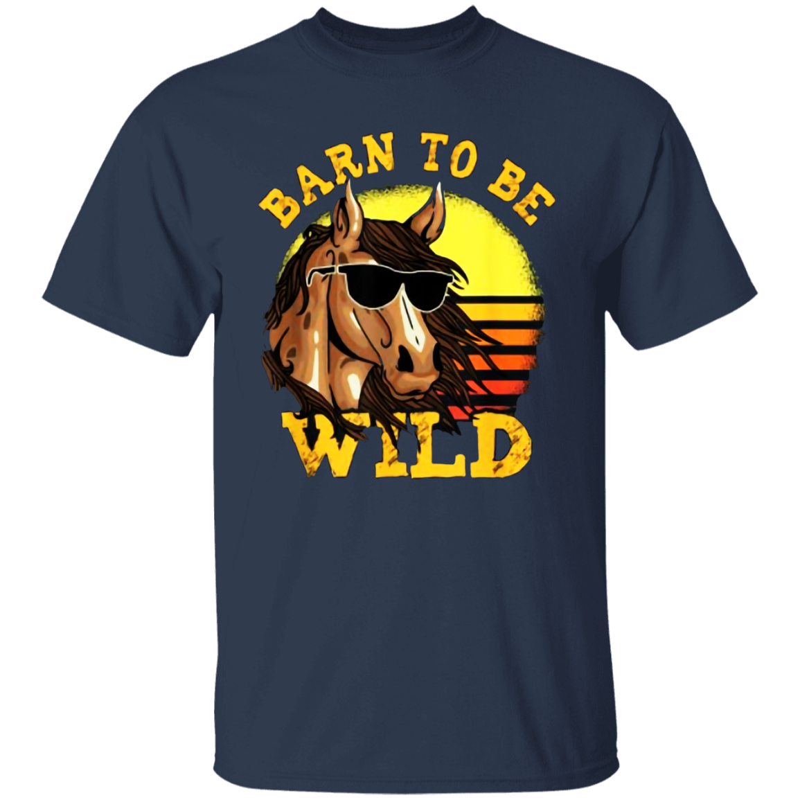 Cool Retro Horse T-Shirt