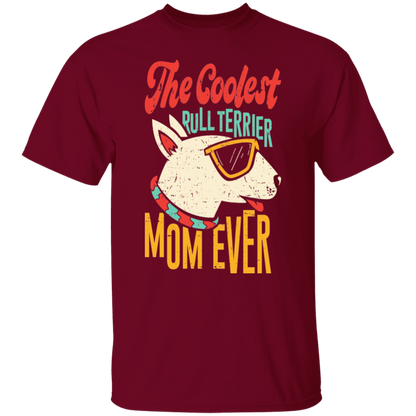 Show your Bullterrier Mom pride with this adorable T-Shirt!