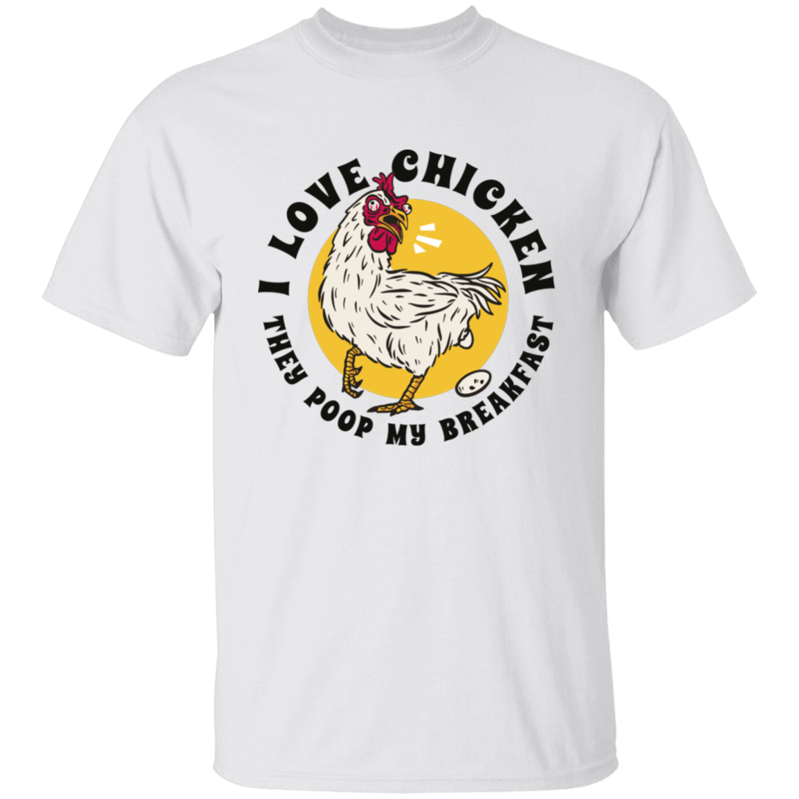 Cartoon Chicken T-Shirt