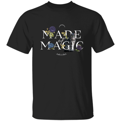Floral Made of Magic Cat T-Shirt