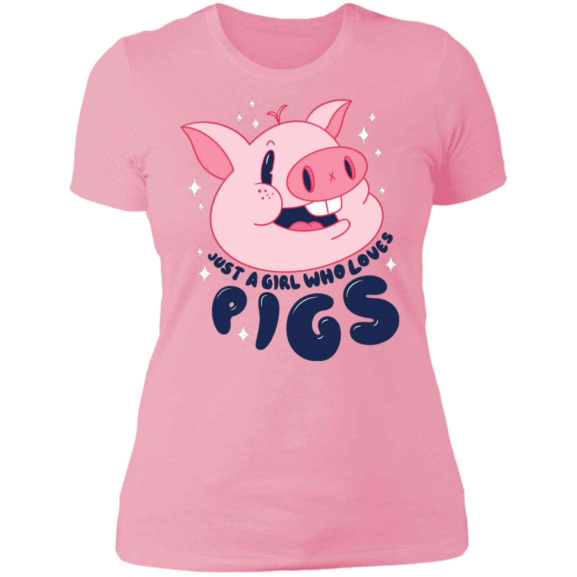 Girl Loves Pigs T-Shirt
