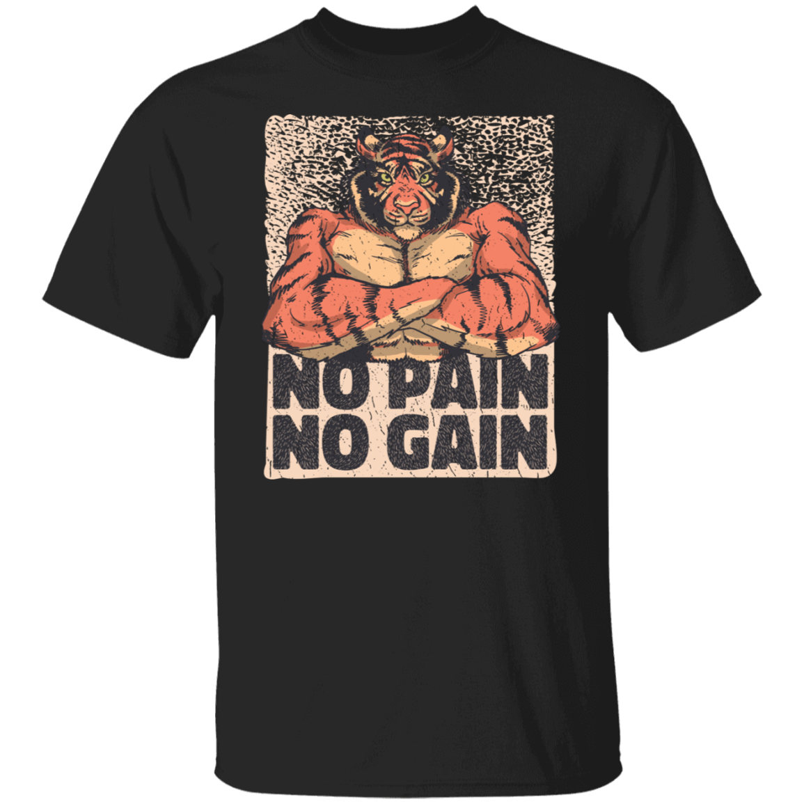 Muscular Tiger quote T-Shirt
