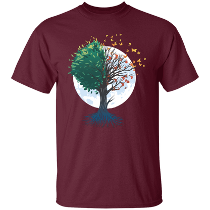 Tree Of Butterflies Autumn T-Shirt