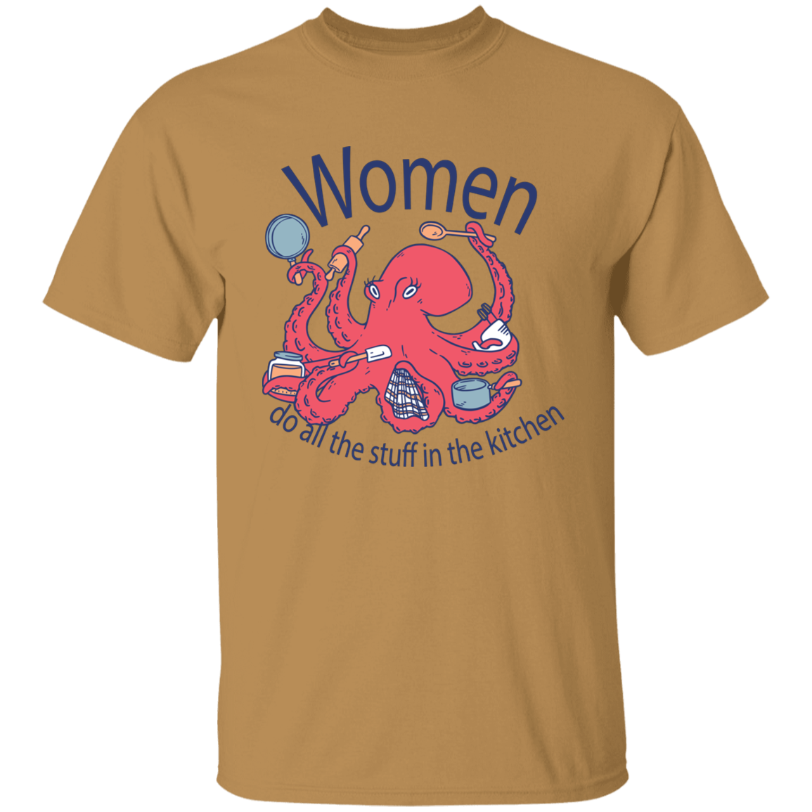 Octopus Sea Animal Cooking T-Shirt