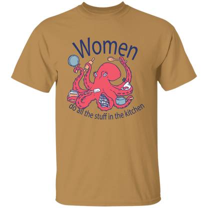 Octopus Sea Animal Cooking T-Shirt