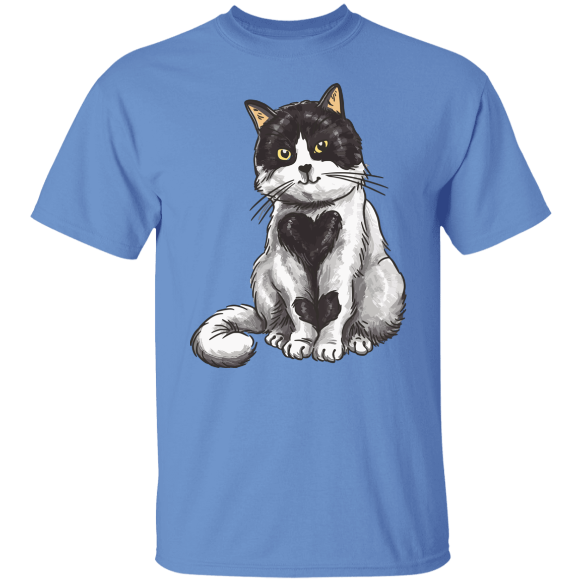 Lovely Heart Cat T-Shirt