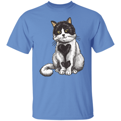 Lovely Heart Cat T-Shirt