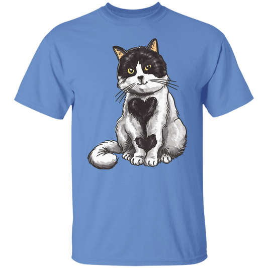 Lovely Heart Cat T-Shirt