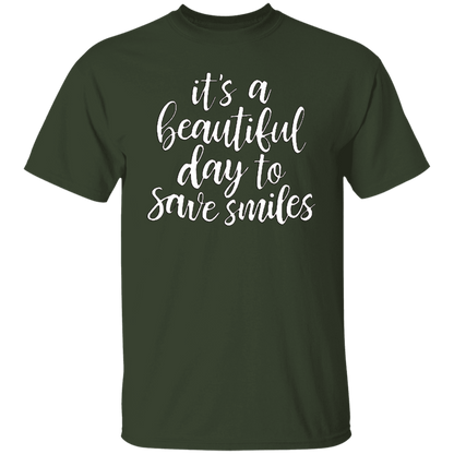 Cool T Shirt It's a Beautiful Day To Save Smiles