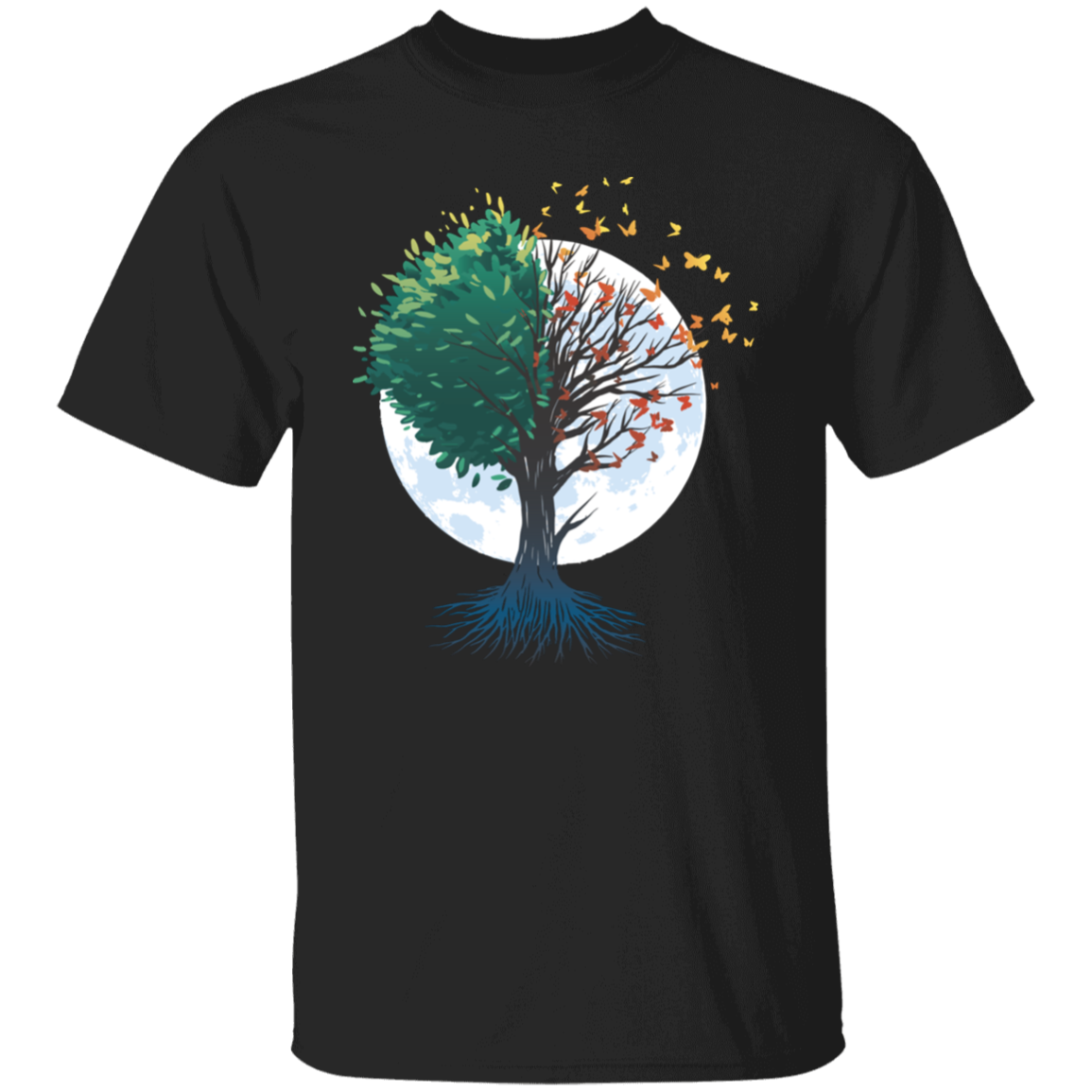 Tree Of Butterflies Autumn T-Shirt