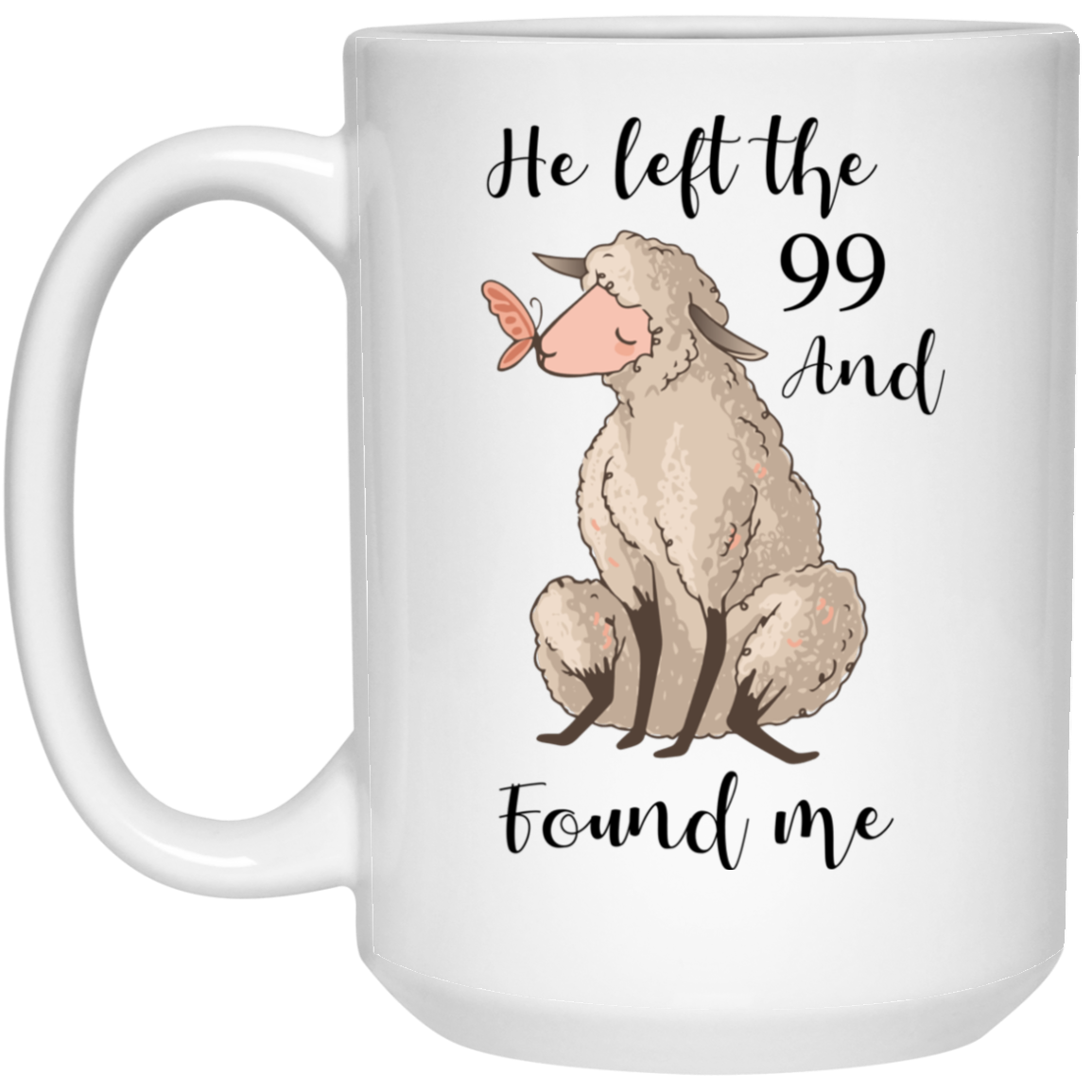 Sheep Mugs Faith Quote