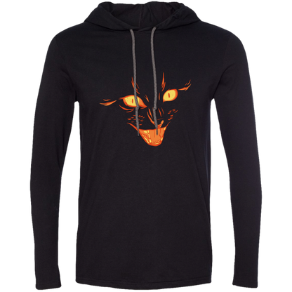Black Cat Face Halloween Hoodie