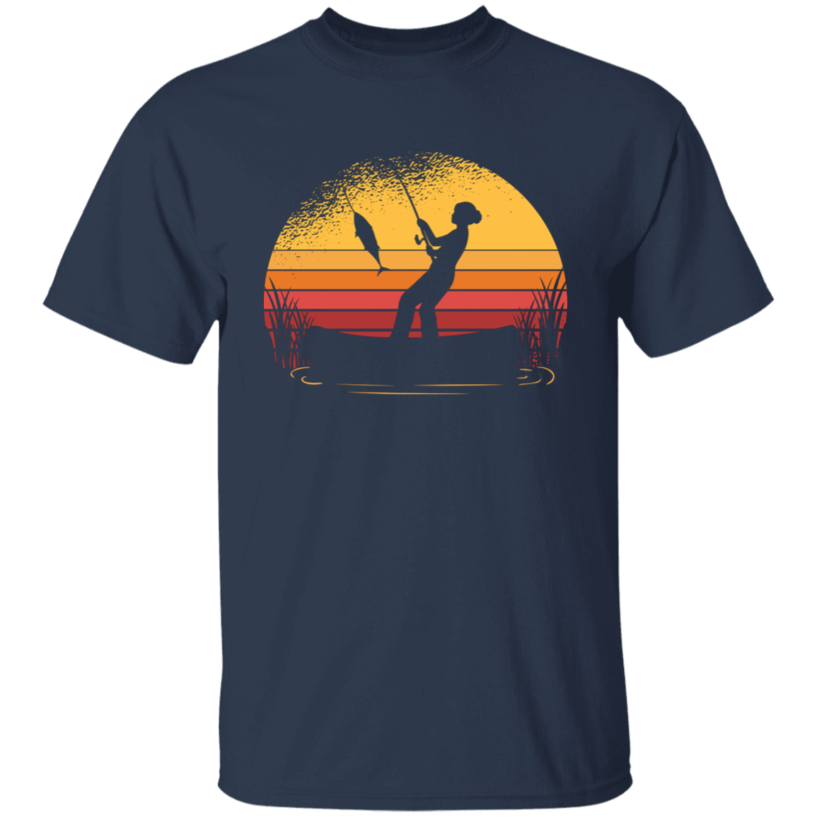 Woman fishing T-Shirt